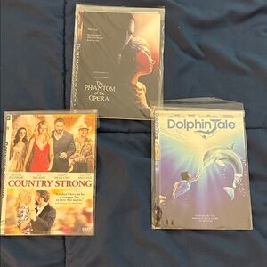 Phantom of the Opera, Country Strong, Dolphin Tale DVD Set